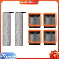 6PCS for  D100 / D100 PRO / D500 / D500 PRO Wireless Vacuum Cleaner Spare Parts Roller Brush HEPA Fi