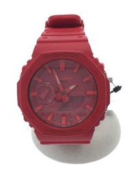 卡西歐 CASIO 石英腕錶・G-SHOCK/Digiana/Rubber/Red/GA-2100-4AJF/5611