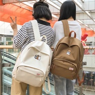 SPAO WE BARE BEARS กระเป๋าเป้สะพายหลัง ผ้าใบ ลายการ์ตูนหมี backpack HOT ●9/11✗►