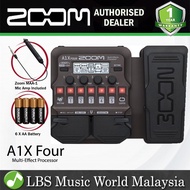Zoom A1X Four Acoustic Instrument Multi Effect Processor Pedal (A1XFour A1 X Four)