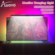 Auoyo Eye-Care PC Monitor Screen Hanging Light Esports Atmosphere Lights LED Hanging Laptop Monitor 