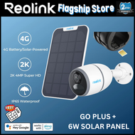 Reolink Go Plus 2K 4MP 4G LTE Security Camera | SIM Card Wire-Free Outdoor CCTV | Solar/Battery Powe