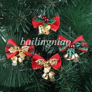 Mini Bow Christmas Tree Decoration Christmas Gift Decoration Gift Box Accessories Christmas Bow Bell Ornaments