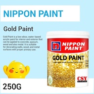 NIPPON PAINT Water Based Acrylic Paint 250g 999 Gold Paint