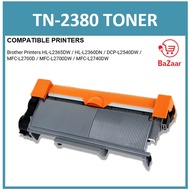 [Compatible] Brother Toner TN2380 TN-2380 2380 Cartridge Toner (prints more TN2360 2360) for L2300D 