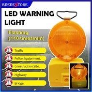 Traffic Road Safety LED Warning Light / Hazard LED Flashing Warning Light Solar Portable Warning Lig