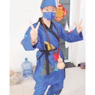 Ancient Costume Male Beggar Jigong Costume Adult Living Buddha Jigong Stage Costume Chen Haomin Same