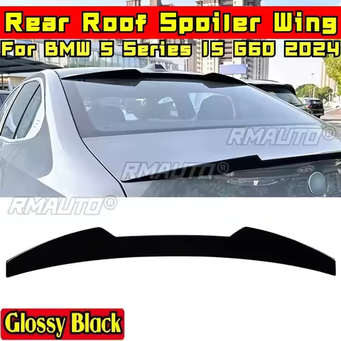 I5 G60 Body Kit Rear Roof Spoiler Glossy Black Rear Roof Wing Blade Style for BMW 5 Series I5 G60 20