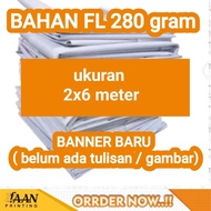 Dfaan ~ EMPTY BANNER SIZE 2X6 METERS
