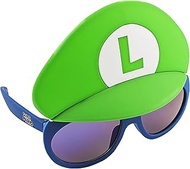 Sun-Staches Super Mario Sunglasses | Nintendo Mario, Luigi, Bowser, Yoshi, or Peach Costume Accessor