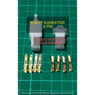 4 PIN CONNECTOR SOCKET 4PIN CONNECTOR SOCKET 4 PIN MOTORCYCLE SOCKET