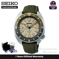 [Official Warranty] Seiko SRPG13K1 Men's Seiko Prospex land Tortoise Automatic Green Polyester Strap Watch (watch for men / jam tangan lelaki / seiko watch for men / men watch)