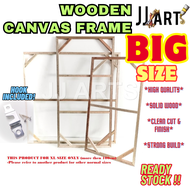 (XL Size) Wooden Frame / Canvas Frame  - Solid Wood - XL Size - DIY Frame Kayu - Custome Size Frame