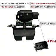 4 Pins Tailgate Lock Actuator 81230‑3Z000 For Hyundai Santa Fe Kia Sorento Kia Carnival Rear Trunk D