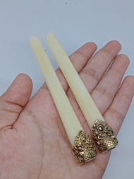 Once / Cangklong / Pipa Kayu Tulang Alpaka Ukir Bali
