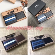 Ch F26072 F24649 100% C Brand Classic Short Striped Wallet Cowhide Material Inner Banknotes Multi-ca