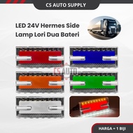 LED 24V Hermes Running Side Lamp Signal Flowing Alphabet H  Lampu Sisi Hermes Lori 2 Bateri Treler