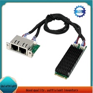 [Quietnight.]M.2 B+M to RJ45 Network Card I210-T2 Dual Port RJ45 Gigabit Ethernet LAN Adapter Server