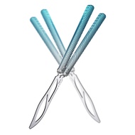 Nabalis Wing Butterfly Knife Balisong Trainer, 7075AL Handle, Bushing System, Handle Design Channel,