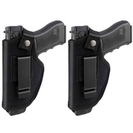 2 Pack Upgrade Concealed Carry Gun Holster for Men Women, Universal IWB OWB Holster Right/Left Hand 