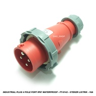 Industrial Plug 4 Pole FORT IP67 Waterproof - FT-0142 - 16A