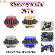 MIQUEL Performance Air Filter, 44mm Modification Kit Motorcycle Air Filter, Gas Motorized Bike 58mm 