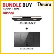 RINNAI BUNDLE BUY:  RH-S3059-PBW + RB-7032H CFG