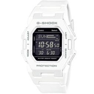 【柒號本舖】CASIO卡西歐G-SHOCK藍芽運動電子錶-白 / GD-B500-7 (台灣公司貨)