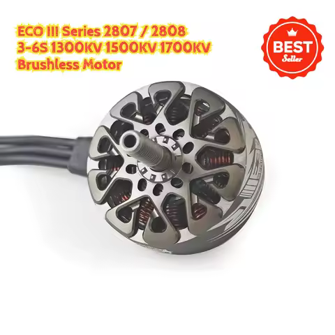 New EMAX ECO III Series ECOIII 2807 2808 3-6S 1300KV 1500KV 1700KV Brushless Motor for FPV Racing RC