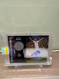 TOPPS 23/24 Stadium Chrome JUDE Bellingham Autograph + Seat Relic /10