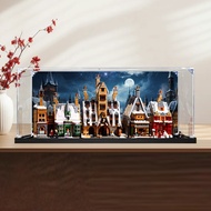 [Transparent Display Box] Suitable for Lego 76457 Harry Potter Hogmode Village Acrylic Display Box A