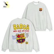 SWEATER Unisex BEEBEE F.C Barcelona fox fur shirt - many colors for going out or going to work - sw3