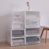 21L/35L Multipurpose Wardrobe Clothes Stackable Plastic Storage Box Drawer Storage Box Underwear Box