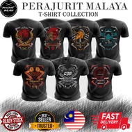 Perajurit Malaya Microfiber Silkscreen Round Neck Short Sleeve Tactical design T-Shirt Air Force edt