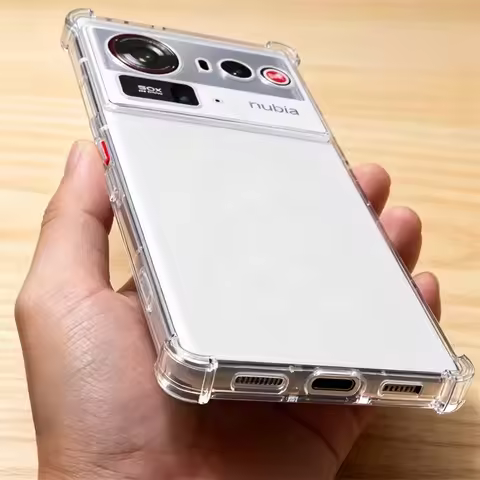 Case For ZTE Nubia Z80 Ultra Z70 S Z60 Ultra Transparent Soft Silicone Cover Shockproof Bumper Anti