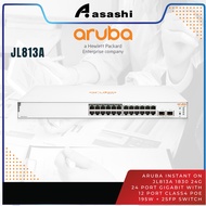 Aruba Instant On JL813A 1830 24G 24 Port Gigabit with 12 Port Class4 PoE 195W + 2SFP Switch