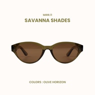 MIRR.11 Savanna Shades แว่นกันแดด ป้องกันแสง UV400 เลนส์ Polarized เปลี่ยนแว่นฟรีถ้าใส่ไม่เข้ารูปหน้