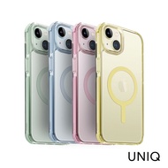 UNIQ iPhone 15 6.1吋Combat 四角強化軍規磁吸防摔三料保護殼奶油黃