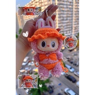 Set Of 3 Labubu Dolls Yarn.