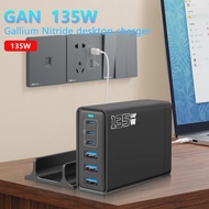ILEPO Charger USB Docking Station 6 Multi Port Type C PD GaN3 135W - YFY-IQ38