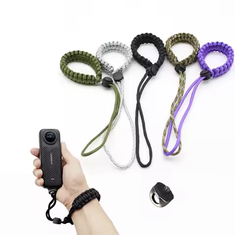For GoPro 13 12 11 10 Insta 360 X5 X4 DJI OSMO 360 Nano Action 6 5 Pro 4 Nylon Wrist Strap Safety Ro