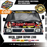 Stiker Kabin Pick Up L300/Decal Cabin L300..Bisa Custom