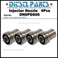 4x Diesel Fuel Injector Nozzle Tip DN0PD605 DNOPD605 for Mazda Titan Bongo J19A J19G J24T J24E R2 VS