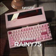 🇸🇬 [SG] WOBKEY RAINY75 75% Wireless Prebuilt Mechanical Keyboard RGB Tri-Mode Birthday