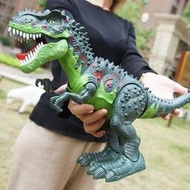 遙控滄龍大號電動恐龍玩具下投影走路霸王龍行走叫聲侏儸紀恐龍