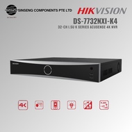 Hikvision 32 Channel NVR DS-7732NXI-K4 (4K 32CH NVR, 256Mbps, 4xSATA, Alarm IN/OUT, VGA, HDMI, H.265