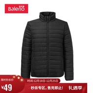 班尼路（Baleno）轻薄棉服短款立领棉袄外套男士-00A-M