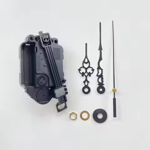 Sweep 6168S Pendulum Clock Mechanism 18MM Shaft with Black Hands Quartz Accessory DIY Kits