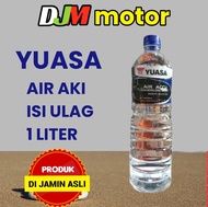 AIR AKI YUASA WARNA BIRU  1000 ML AIR AKI UNTUK ISI ULANG