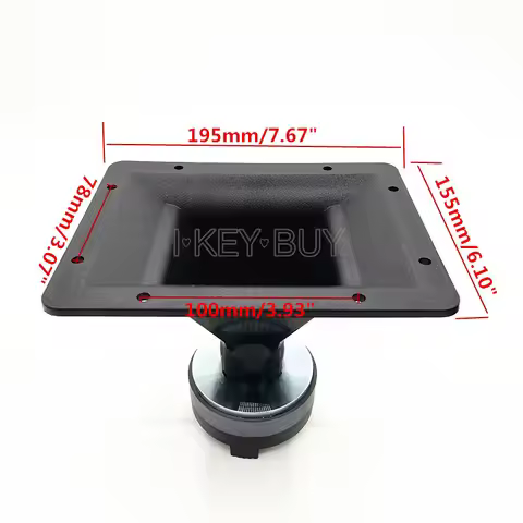 I KEY BUY 1 Set 8 Inch ABS 500W 8 Ohm 195x155mm Horn Speaker Driver Powerful Car Audio Hifi System K